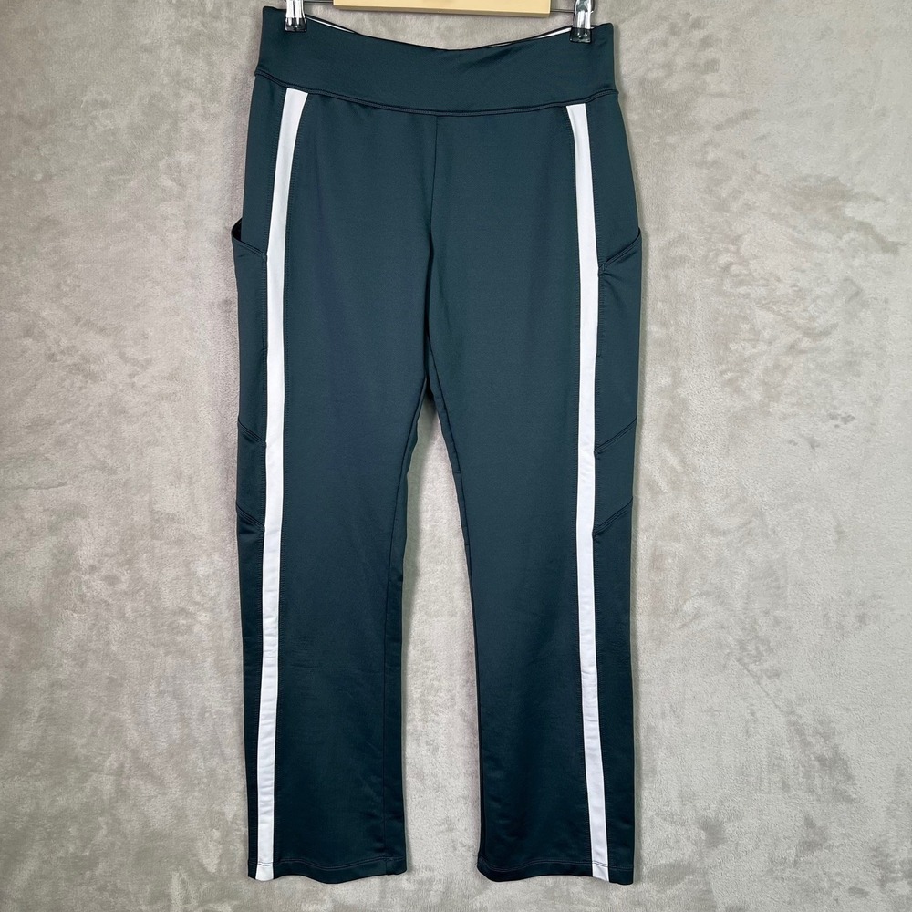 Nike FitDry Running Athletic Pants‎ Women S Blue Phone Pocket Workout Training